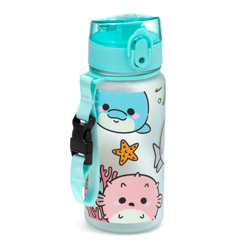 Adoramals Ocean Shatterproof Water Bottle Front View