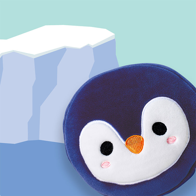 Nico The Penguin Travel Pillow Set Graphic Design