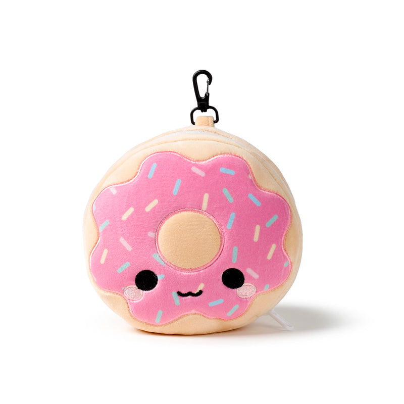 Sprinkles The Donut Travel Pillow Set Front View Closed