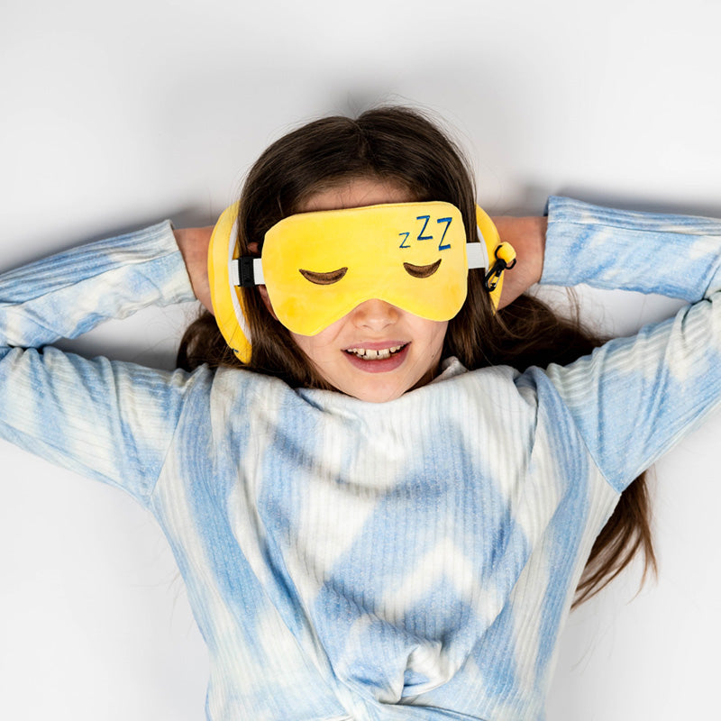 Snoozie The Sleeping Head Travel Pillow Set Open On Model