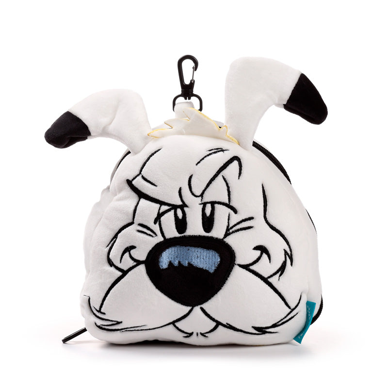 Idefix (Dogmatix) The Dog Asterix Travel Pillow Set Front View Closed