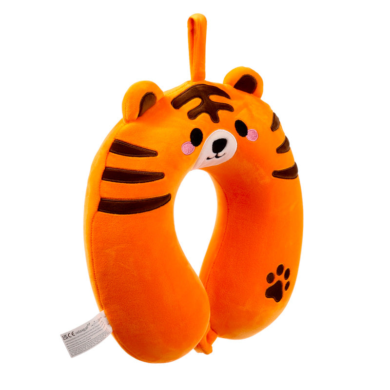 Alfie The Tiger Memory Foam Neck Support Travel Pillow Side View Facing Right