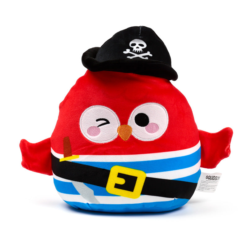Bembo The Pirate Parrot Plush Toy Front View