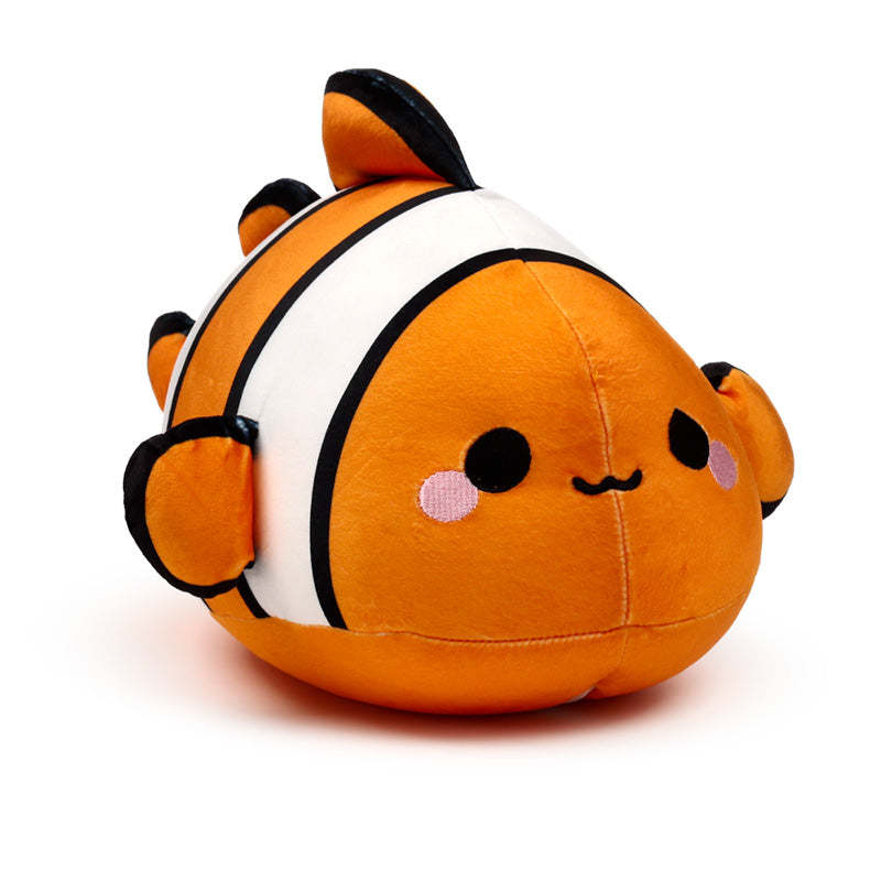 Finley The Clown Fish 2-In-1 Travel Pillow & Plush Toy Set Front View Facing Forward