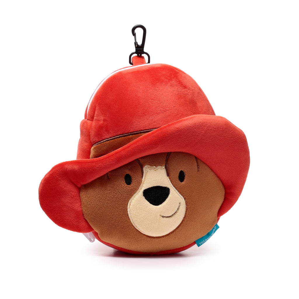 Paddington Bear Travel Pillow Set Front View Closed