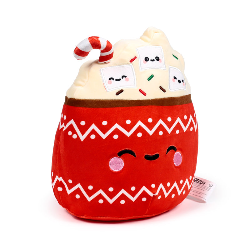 Aspen The Hot Chocolate Plush Toy Side View Facing Right