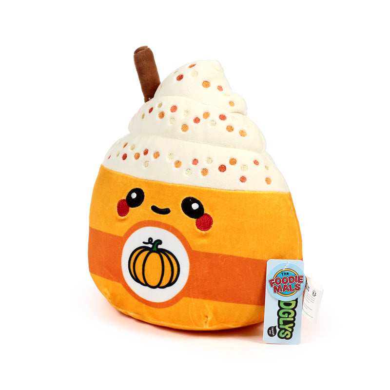 Hazel The Spiced Latte Plush Toy Side View Facing Left