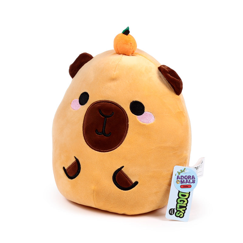 Duke The Capybara Plush Toy Side View Facing Left