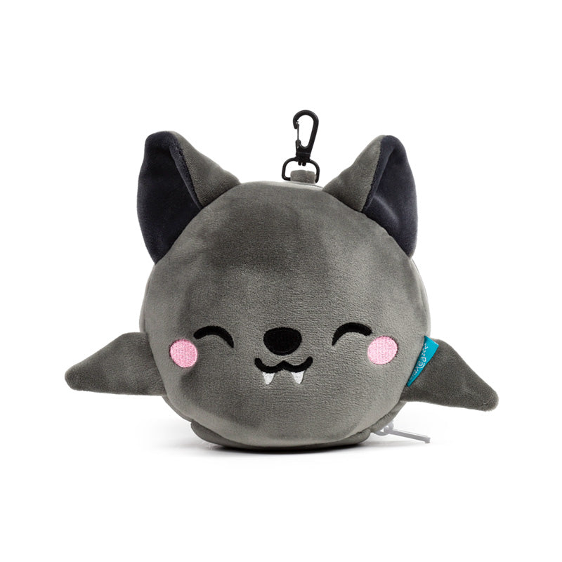Dexter The Bat Travel Pillow Set Front View Closed