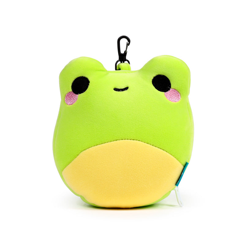 Silas The Frog Travel Pillow Set Front View Closed