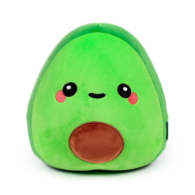 Pedro The Avocado 2-In-1 Travel Pillow & Toy Set Front View Facing Forward