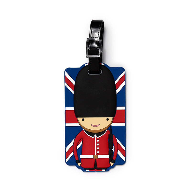 London Guardsman Luggage Tag Front View