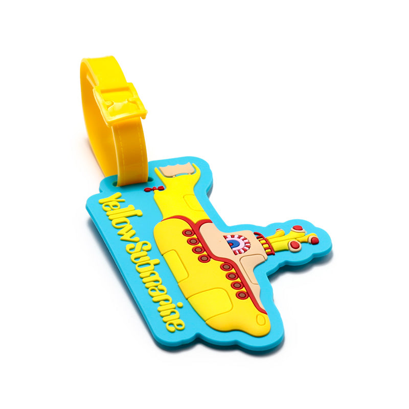 The Beatles Yellow Submarine Luggage Tag Front Side Angle