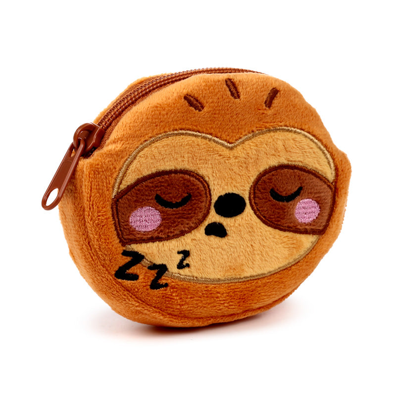 Cody The Sloth Mini Plush Change Purse Front View