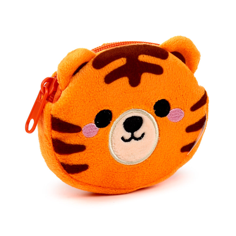 Alfie The Tiger Mini Plush Change Purse Front View