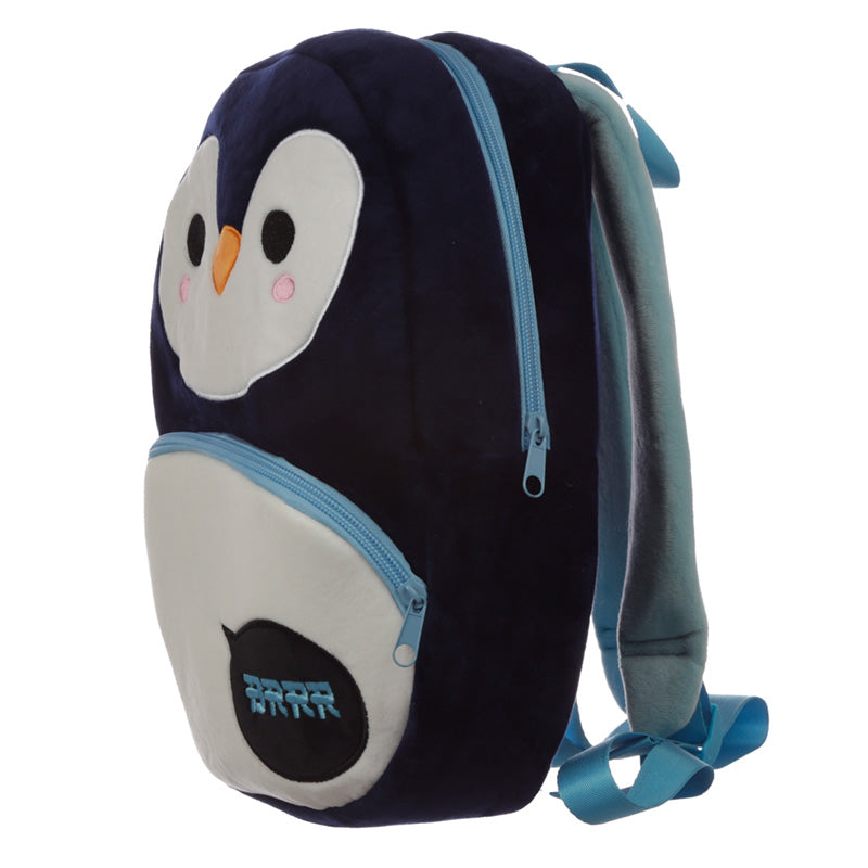 Nico The Penguin Backpack Side View Facing Left