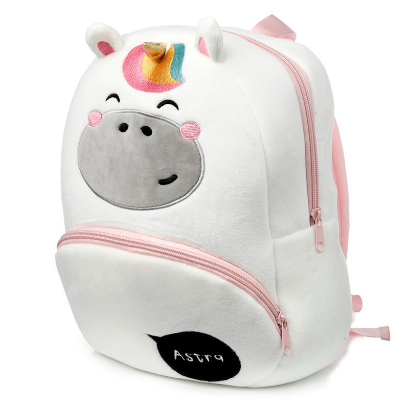 Astra The Unicorn Backpack Side View Facing Left