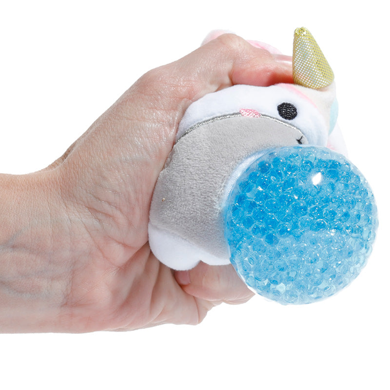 Astra The Unicorn (Blue) Queasy Squeezies Fidget Toy Squeezing The Fidget Toy