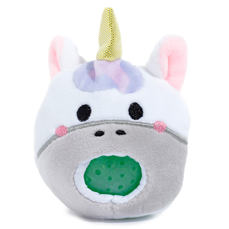 Astra The Unicorn (Green) Queasy Squeezies Fidget Toy Front View
