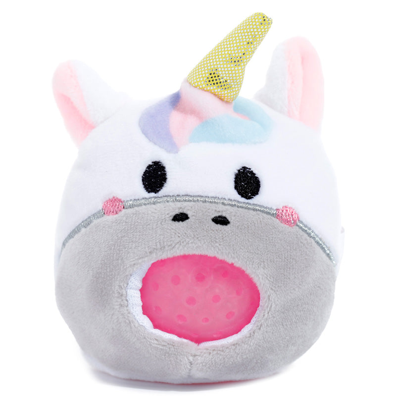 Astra The Unicorn (Pink) Queasy Squeezies Fidget Toy Front View