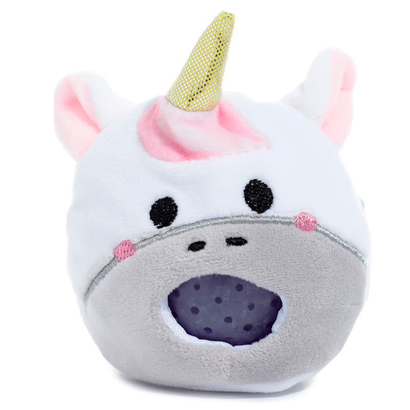 Astra The Unicorn (Purple) Queasy Squeezies Fidget Toy Front View