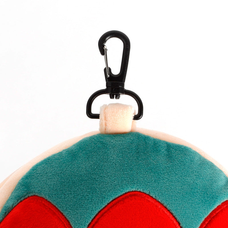 Austin The Christmas Elf Travel Pillow Set Bag Clip Close Up