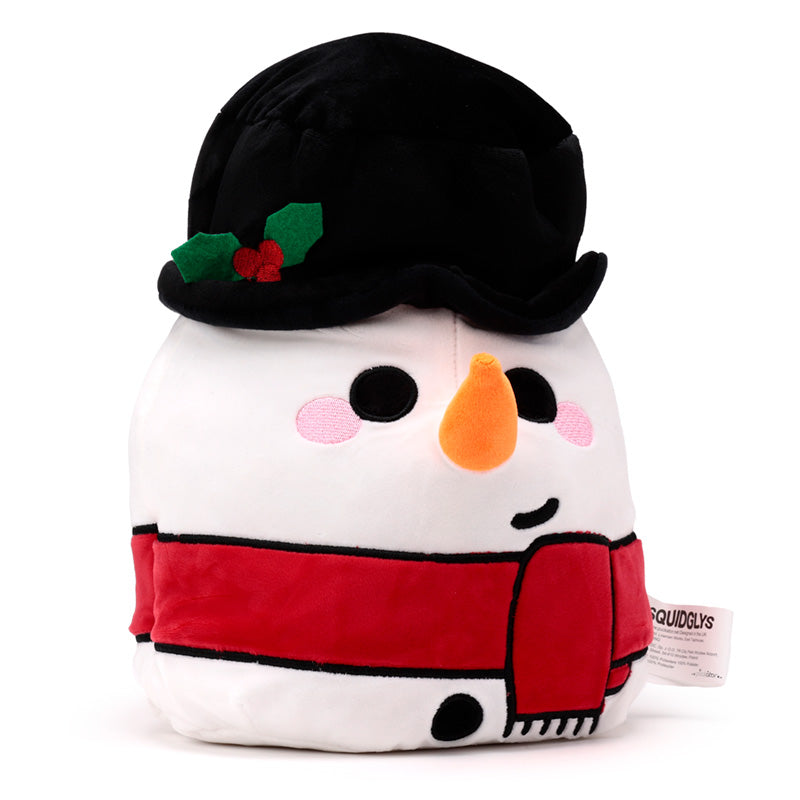 Cole The Christmas Snowman Plush Toy Side View Facing Right